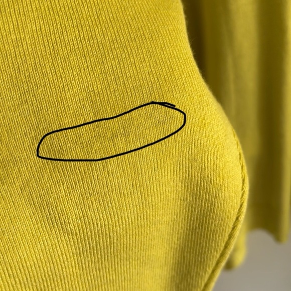 Chico's Turtleneck Sweater Tunic Size 3(XL) Citrine Cashmere Blend Pullover NWT - Picture 9 of 13